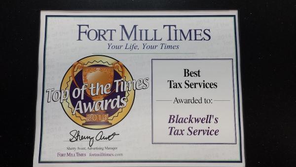Blackwell's Tax Service