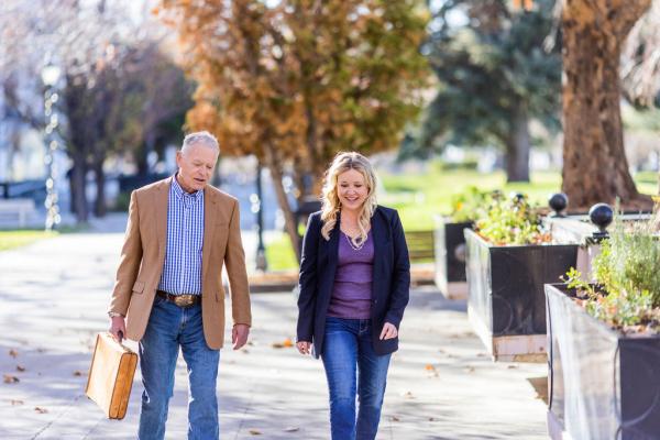 Terry Friedman and Julie Throop