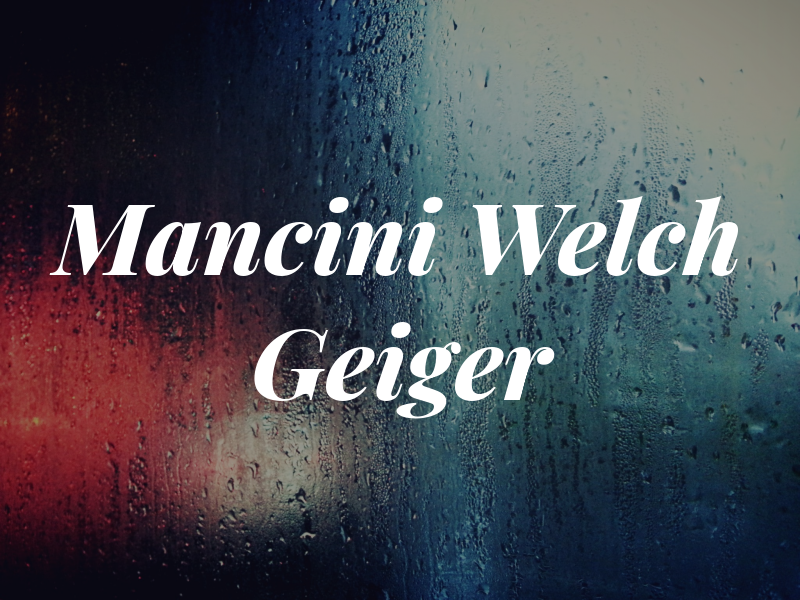 Mancini Welch & Geiger