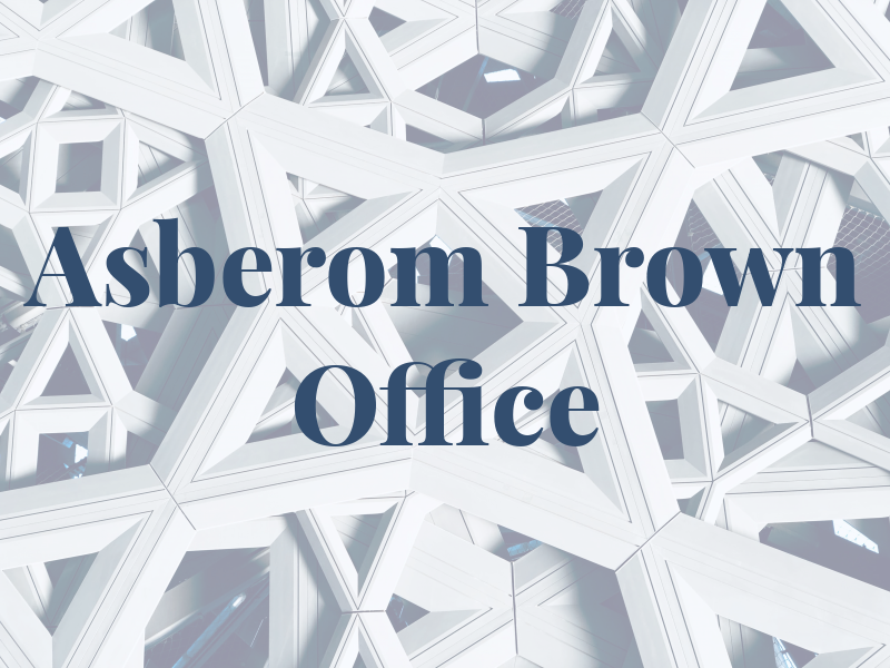 Asberom & Brown Law Office