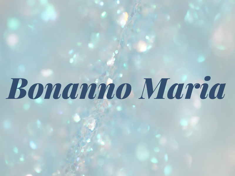 Bonanno Maria
