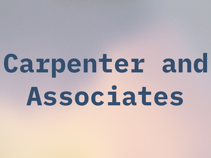 Carpenter and Associates