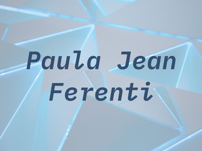 Paula Jean Ferenti