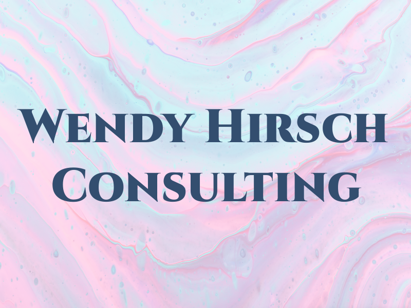 Wendy Hirsch Consulting