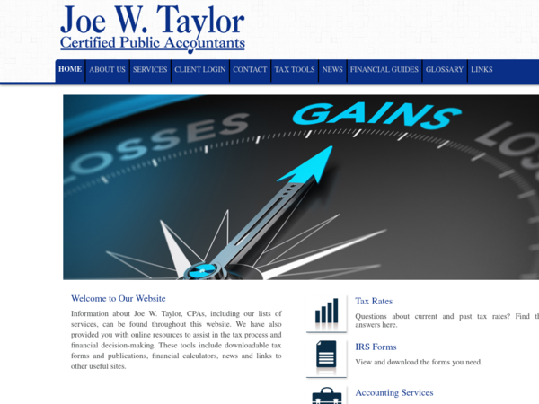 Joe W. Taylor: Certified Public Accountants