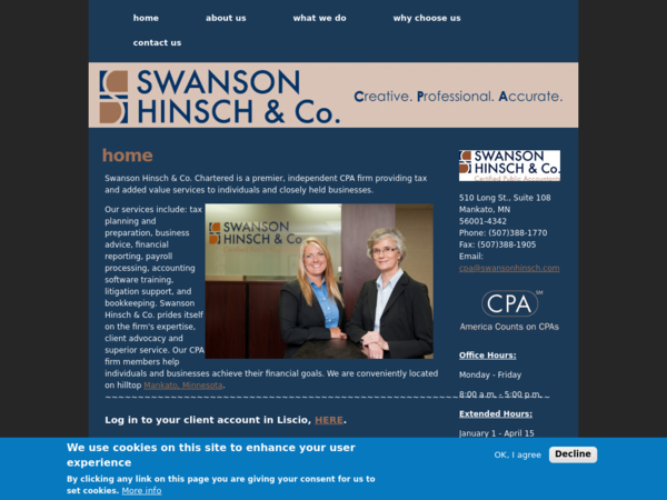 Swanson Hinsch & Co., Chtd Cpa's