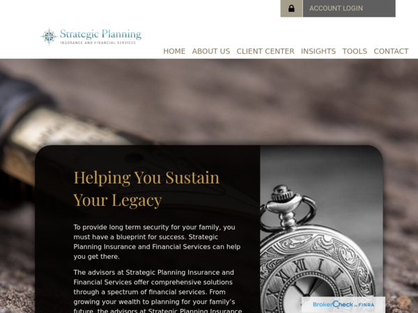 Strategic Planning Insurance and Financial Services