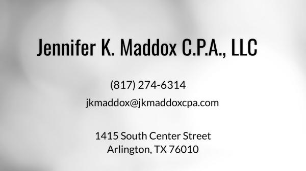 Jennifer K. Maddox C.p.a.