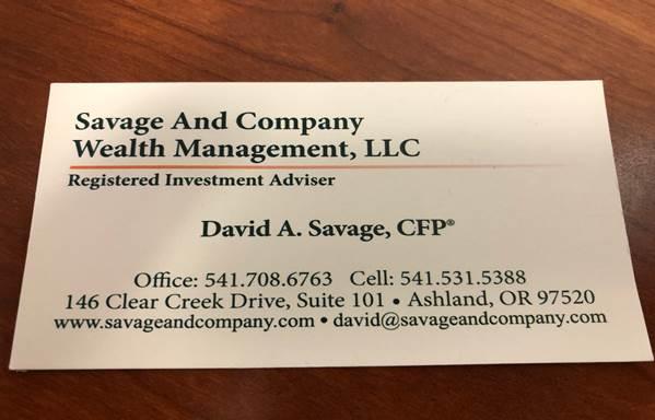 Savage and Company Wealth Management