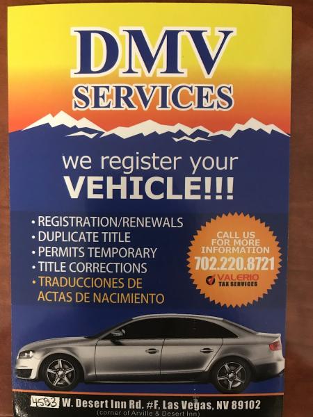 Valerio Tax Services, DMV Services & Insurance