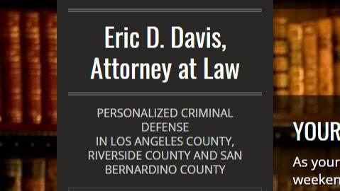 Eric D. Davis Attorney at Law