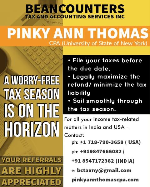 Pinky Ann Thomas CPA (Beancounters Tax & Accounting Services