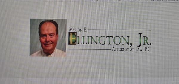 Marion E. Ellington, Jr. Attorney at Law