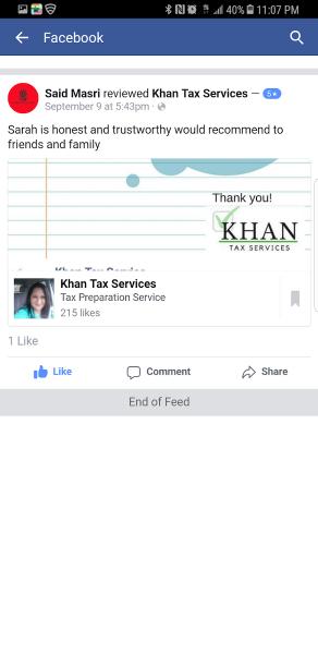 Khan Tax Services