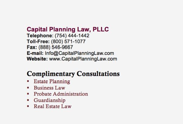 Capital Planning Law