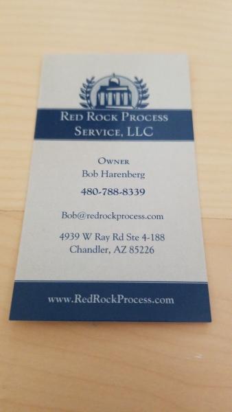 Red Rock Process Service