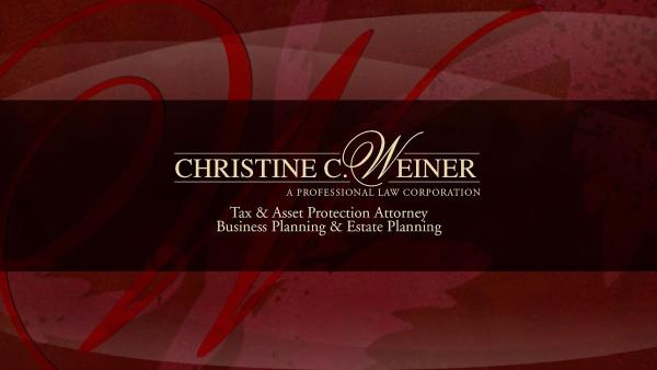 Christine C Weiner-Prof Law