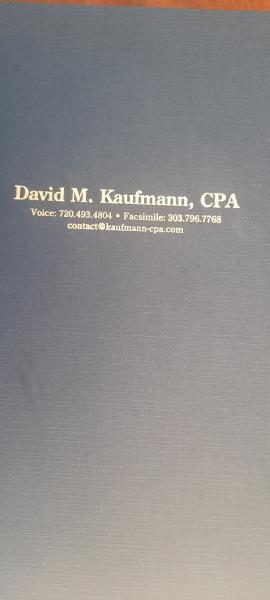 David M. Kaufmann, CPA
