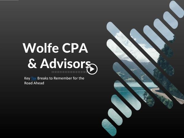 Wolfe CPA & Advisors - Tax Credits Certified Public Accountants