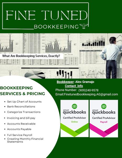 Fine Tuned Bookkeeping