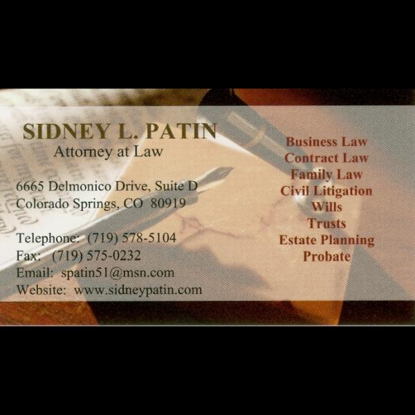 Sidney L Patin, Attorney at Law