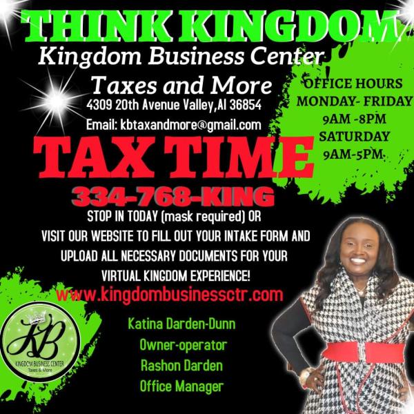 Kingdom Business Center Taxes and More