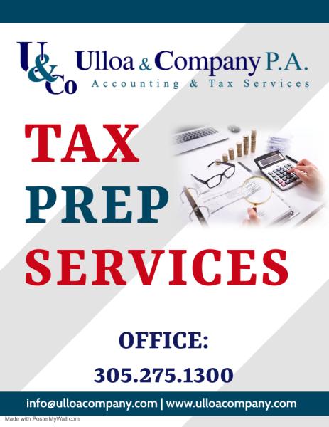 Ulloa & Company P.A. Accounting & Tax Services