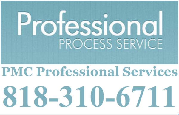 Los Angeles Process Server Services, PMC Professional Services