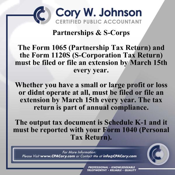 Cory W. Johnson, CPA