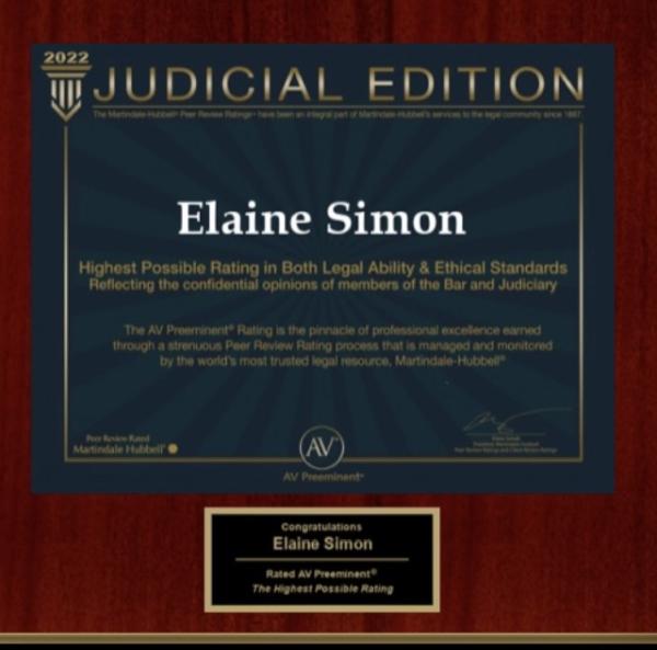 Marital & Family Lawyer - Elaine M. Simon