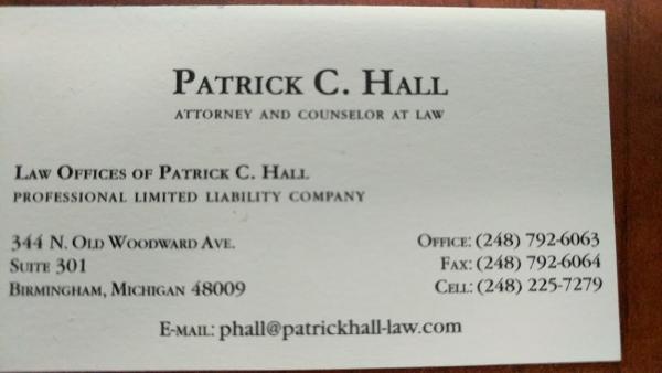 Law Offices of Patrick C. Hall