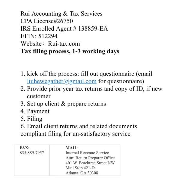 Rui Accounting & Tax Services