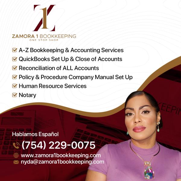 Zamora 1 Bookkeeping