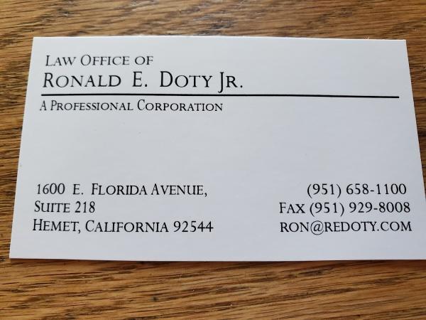 Law Office of Ronald E. Doty Jr.
