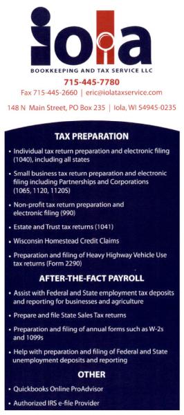 Iola Bookkeeping and Tax Service