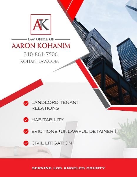 Law Office of Aaron Kohanim - Habitability Lawyer