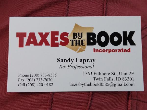Taxes By the Book