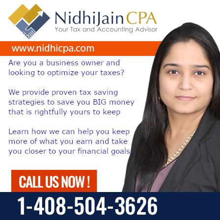 Nidhi Jain CPA | Indian CPA in Bay Area