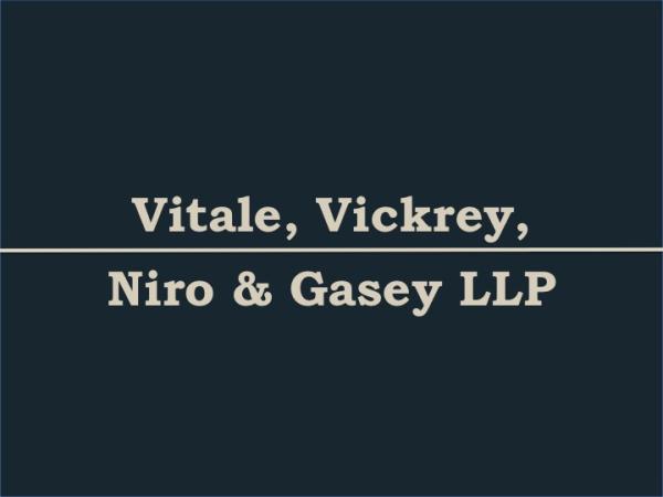 Vitale, Vickrey, Niro, Solon & Gasey