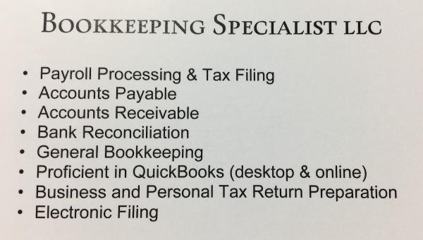 Bookkeeping Specialist