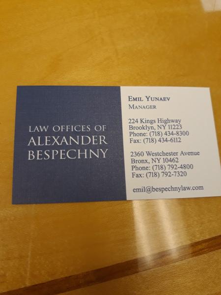 Alexander Bespechny Law Office