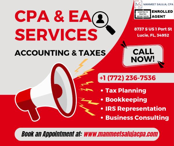 Manmeet Saluja CPA EA