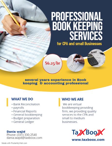 Accounting and Bookkeeping Services - Tax Boox