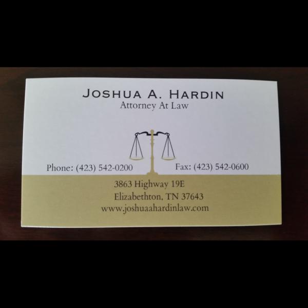 Joshua A. Hardin, Attorney at Law