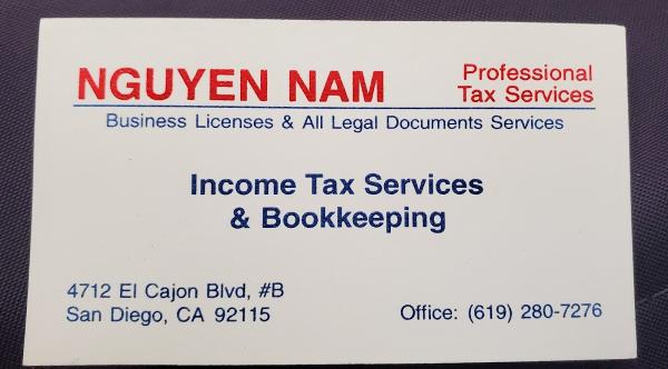 Nam Nguyen Tax Services