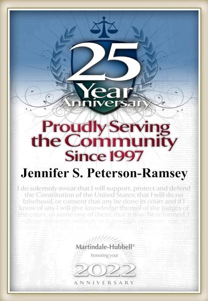 Family Law Attorney-Jennifer Peterson-Ramsey