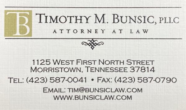 Law Office Of Timothy M. Bunsic
