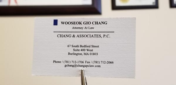 Law Office of Wooseok GIO Chang, Chang & Associates