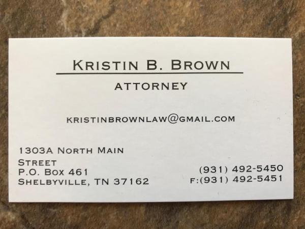 Law Office of Kristin B. Brown