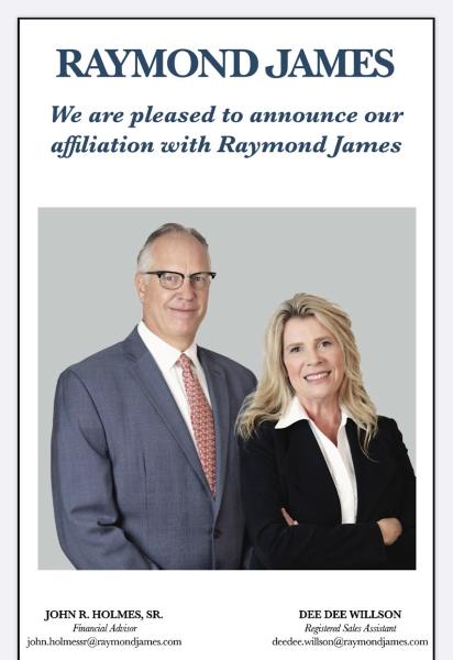 John R Holmes, Sr. Raymond James